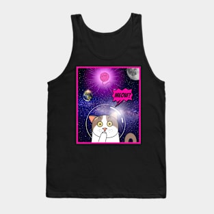 Cat in Space - In Space no one can here you meow? Tank Top